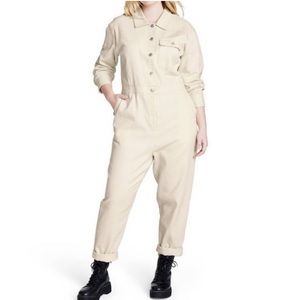 Sandy Liang x Target Cream long sleeve jumpsuit size 4
